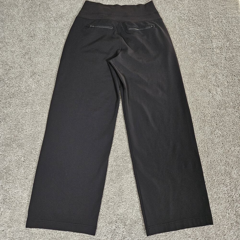 Athleta Venice High Rise Wide Leg Pant Womens Medium Black Activewear Athleisure - Picture 2 of 11